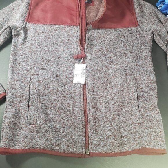 Childrens Place Uniform Fleece Jacket Kids Sweater Coat Zipper Trail Windbreaker - Picture 2 of 11